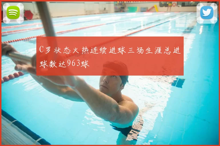 C罗状态火热连续进球三场生涯总进球数达963球