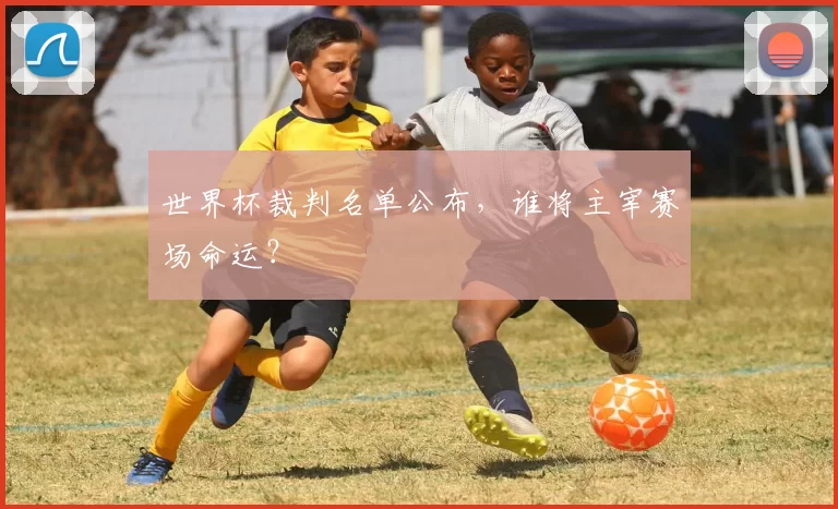 世界杯裁判名单公布，谁将主宰赛场命运？